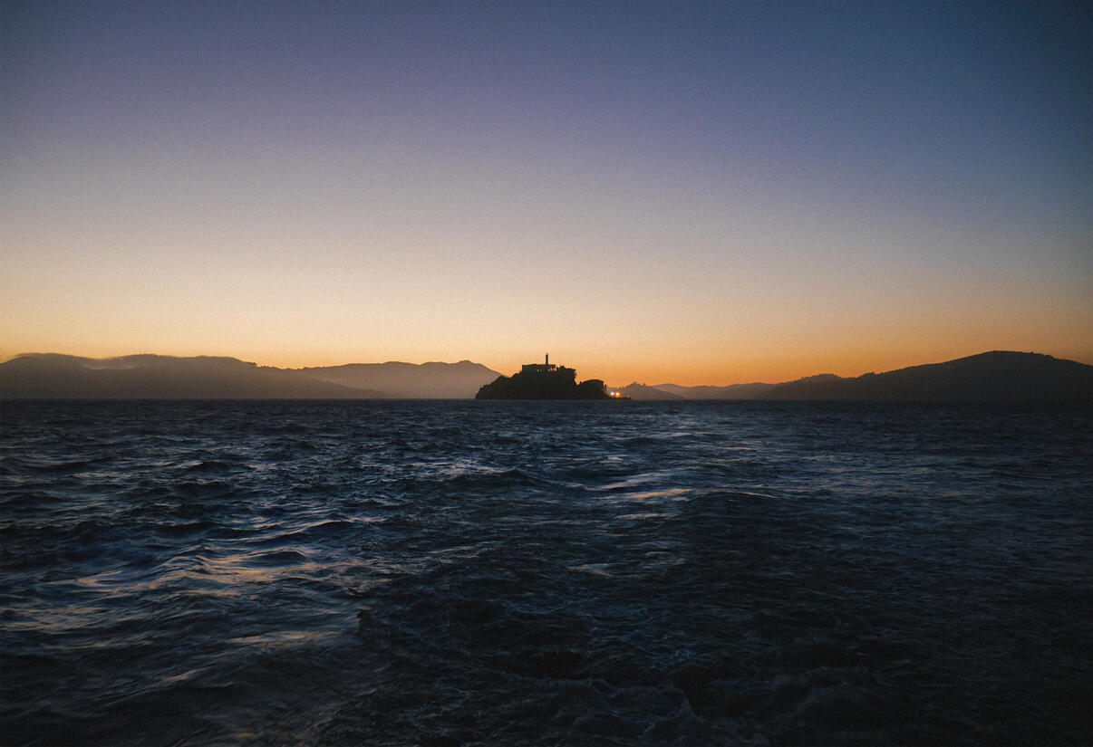 Sundown on Alcatraz